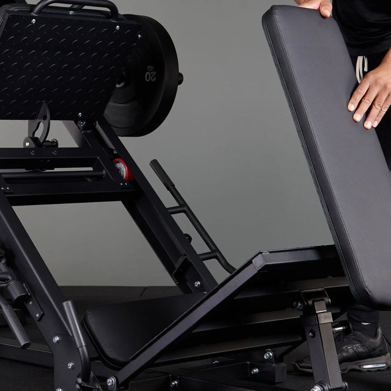Commercial leg press and hack squat machine for home gym - view 4
