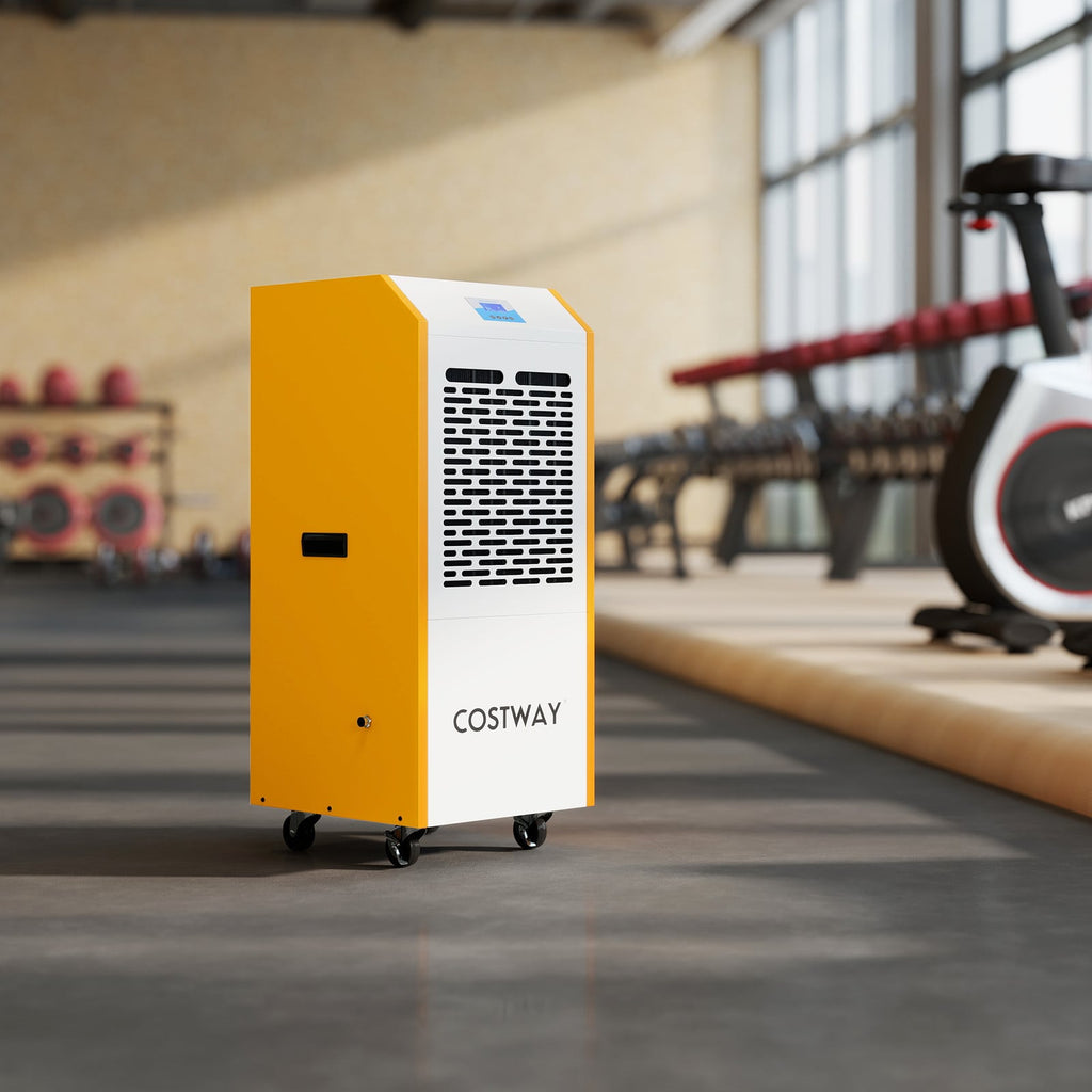 110L/Day Portable Commercial Dehumidifier with Pump Drain Hose