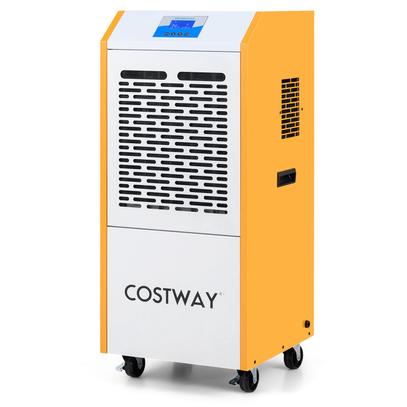 110L/Day Portable Commercial Dehumidifier with Pump Drain Hose