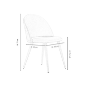 Lucia Dallas Dining Table and Chairs Set of 4 - an Oak Dining Table & Set of 4 Velvet Dining Chairs - image 36