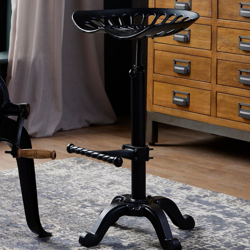 Adjustable Tractor Seat – Black – image 4