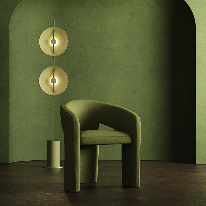 Boho Accent Chair - Forest Green