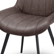 Malmo Coffee Dining Chair – Coffee – image 4