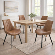 Malmo Tan Dining Chair – Brown – image 1
