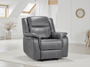 Galaxy Tech Electric Recliner Armchair: USB Ports,  Leather - image 1