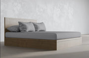 Bamboo Fitted Sheet - Quiet Grey