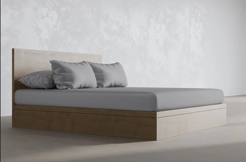 Bamboo Fitted Sheet - Quiet Grey
