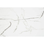 Weston White Marble Effect Rectangular Dining Table 
