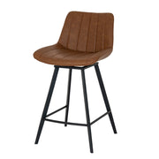 Malmo Tan Swivel Bar Stool – Brown – image 2