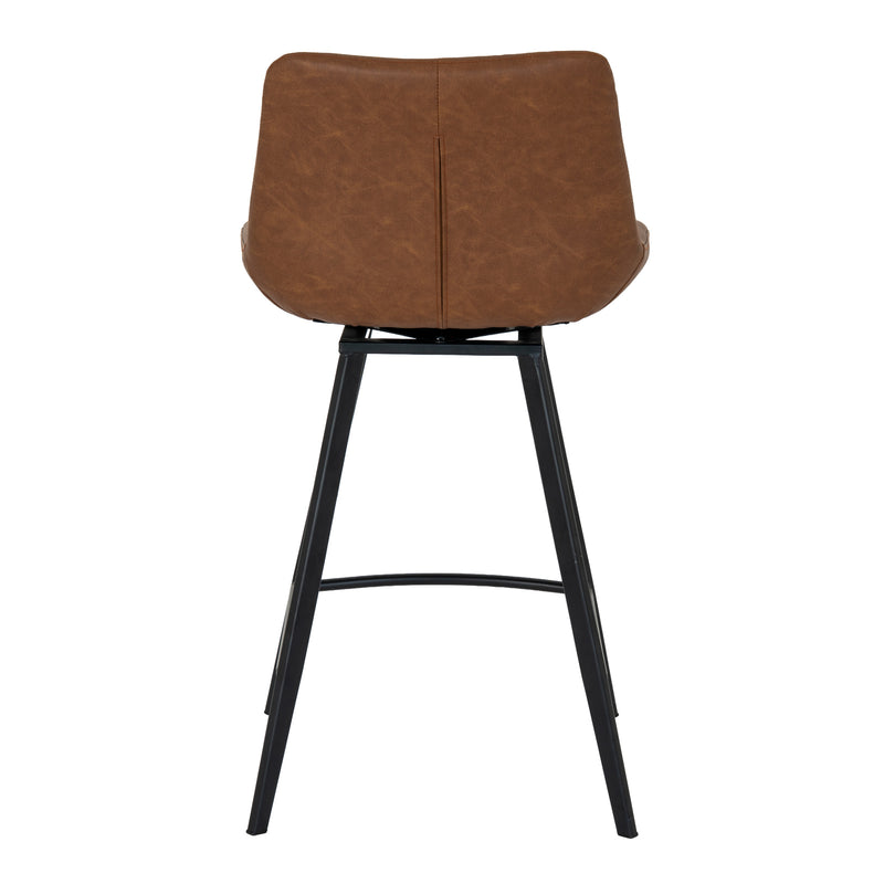 Malmo Tan Swivel Bar Stool – Brown – image 4