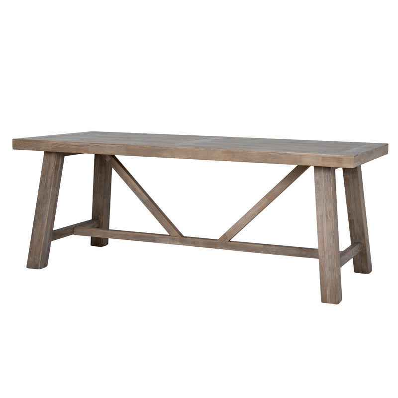 Haldon Collection Large Dining Table – Brown – image 5