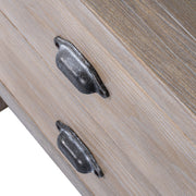 Haldon Collection 2 Drawer Bedside Table – Brown – image 4