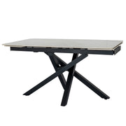 Romanby Stone Extending Dining Table – White – image 2
