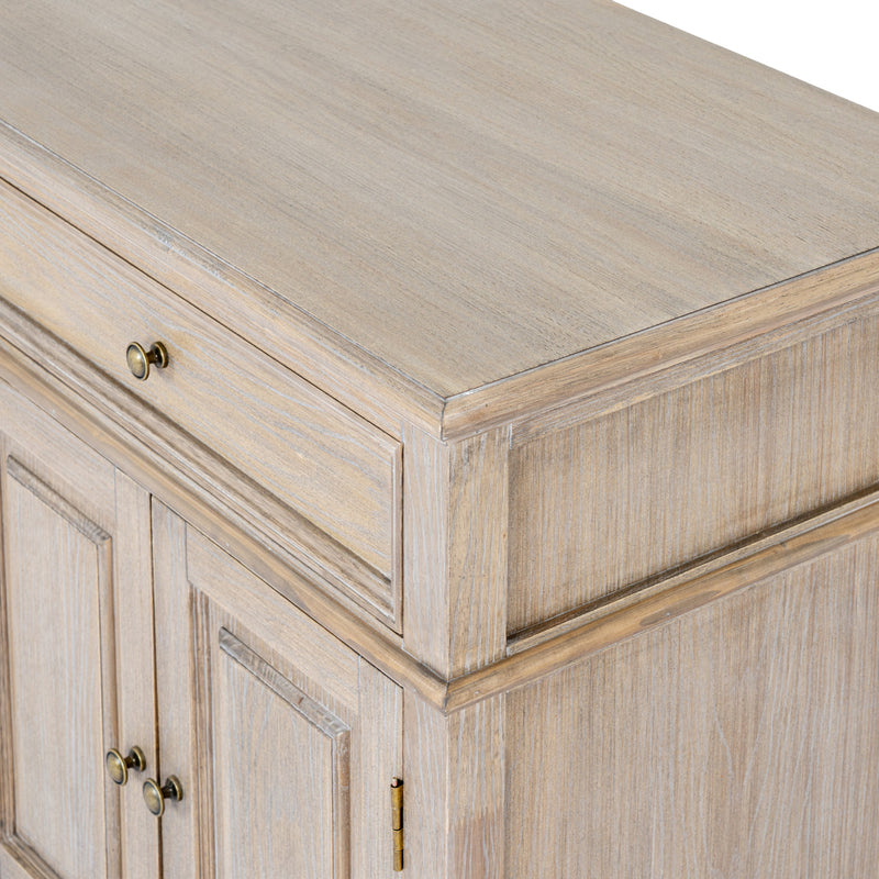 Delphine Collection 4 Door 2 Drawer Sideboard – Brown – image 2