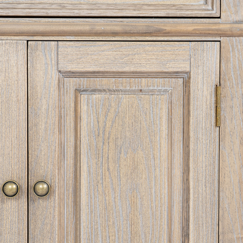 Delphine Collection 4 Door 2 Drawer Sideboard – Brown – image 5