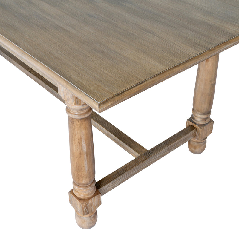 Delphine Collection Dining Table – Brown – image 2
