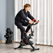 HOMCOM Indoor Exercise Bike with Adjustable Height, Resistance - image 2