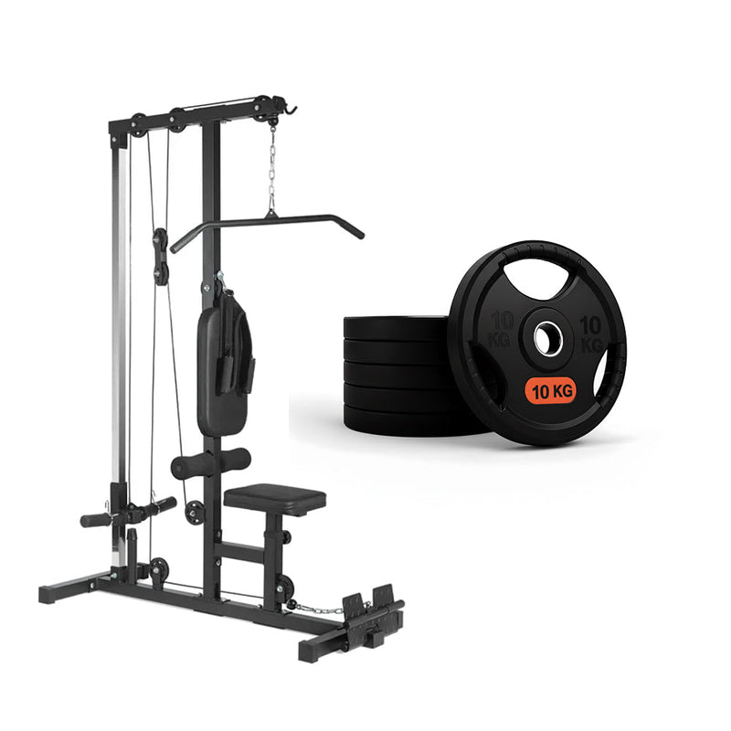 Cable machine power cage for home gym strength training - view 10
