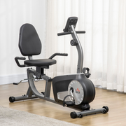 HOMCOM Exercise Bike with LCD Display, Quiet 8-Level Magnetic Resistance - image 3