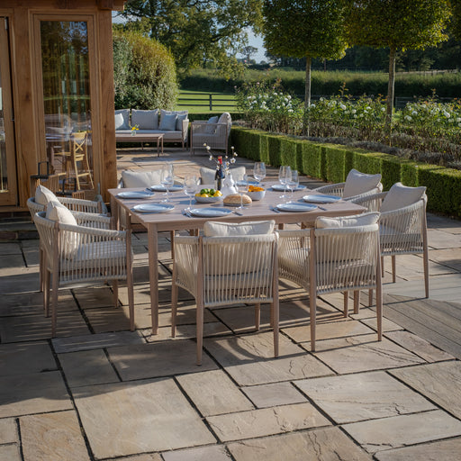 Maze Havana 8 Seat Square Dining Set - angle view