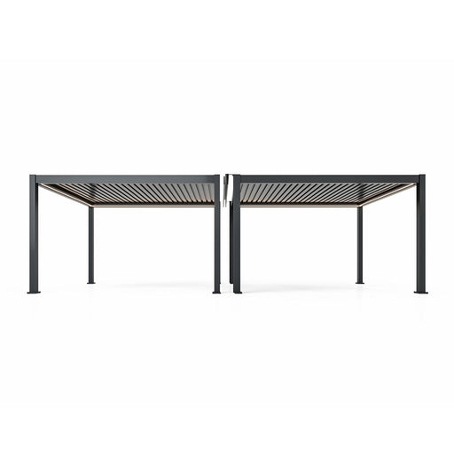 Maze Eden Aluminium Pergola Jointing Kit 3m Side - Grey