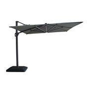 Maze Aramis Solar LED 3m x 4m Rectangular Cantilever Parasol - lifestyle garden setting
