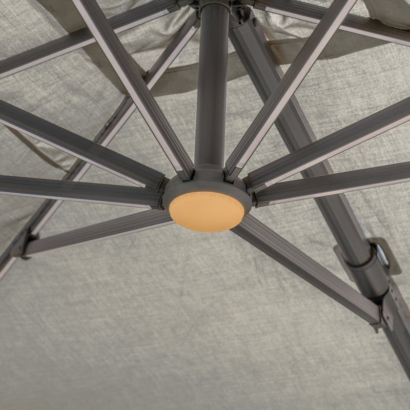 Maze Aramis Solar LED 3m x 4m Rectangular Cantilever Parasol - LED detail