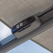 Maze Apollo Solar LED 3m x 3m Square Cantilever Parasol - lifestyle