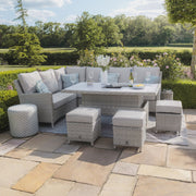 Maze Oxford Corner Dining Set side view