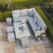 Maze Oxford Corner Dining Set rising table