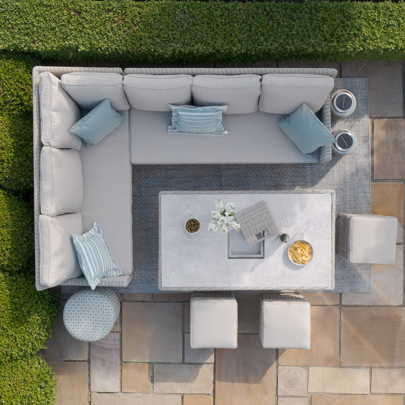 Maze Oxford Corner Dining Set ice bucket detail