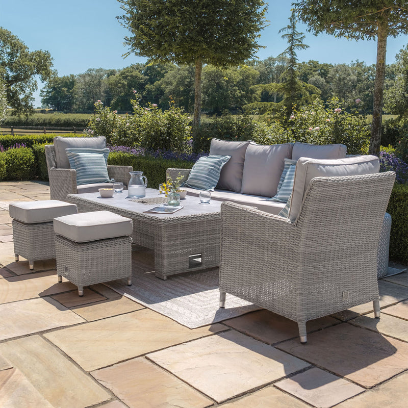 Maze Oxford Sofa Dining Set side view