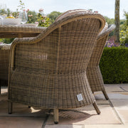 Maze Winchester Heritage Rattan Dining Set – beige cushion close-up