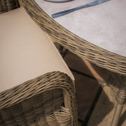 Maze Winchester 4 Seat Rattan Dining Set – lifestyle garden setting