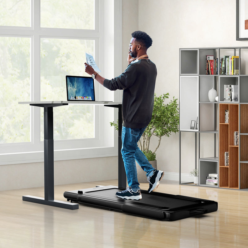 2.25HP Foldable Walking Pad Treadmill with Remote Black - view 2