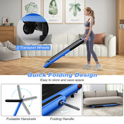 2.25HP Foldable Walking Pad Treadmill with Remote Black - view 8