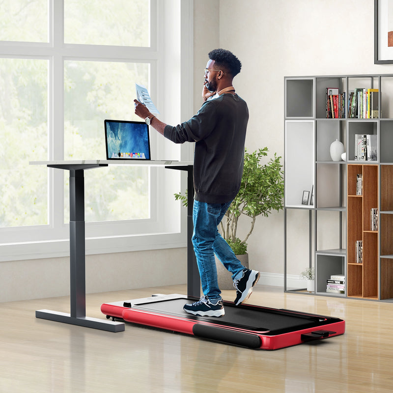2.25HP Foldable Walking Pad Treadmill with Remote Black - view 10