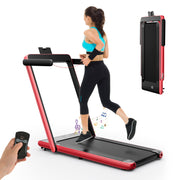 2.25HP Foldable Walking Pad Treadmill with Remote Black - view 9