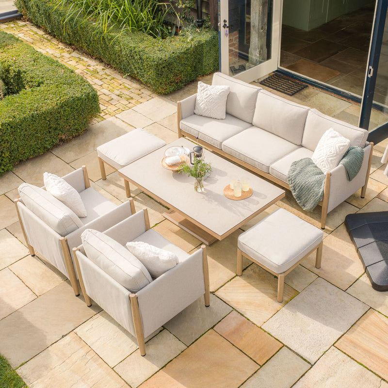 Maze Burford 3 Seat Sofa Set side view