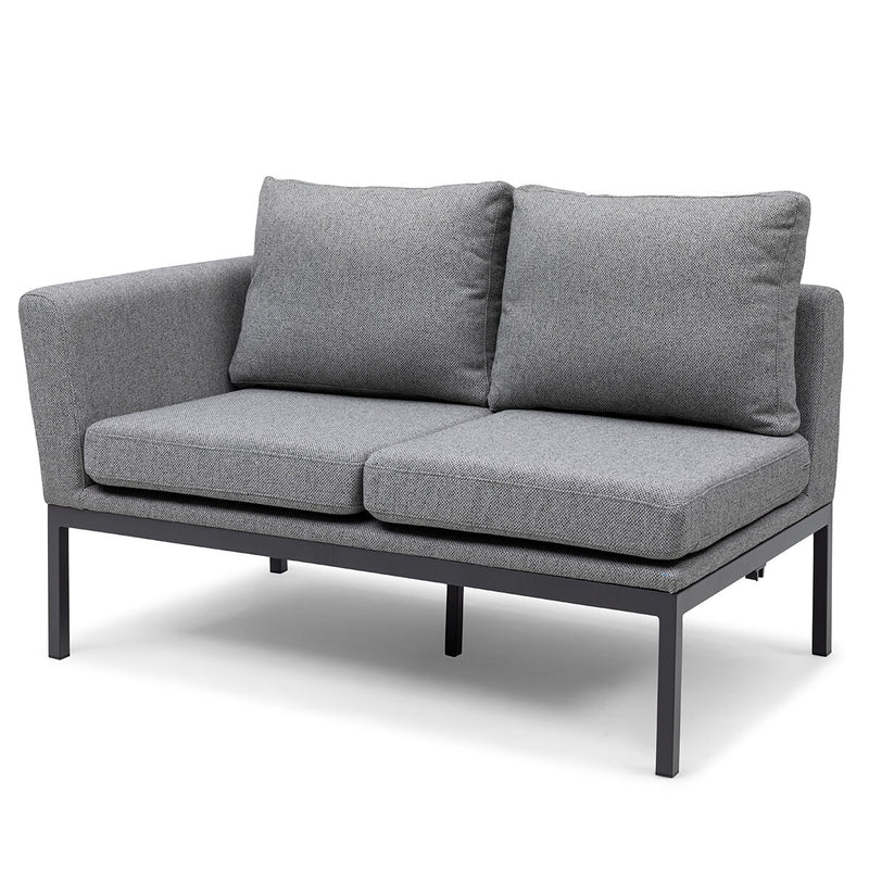 Maze Pulse Deluxe Square Corner Dining Set - Zinc Grey - image 8