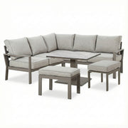 Maze Montreal Sofa Dining Set - lifestyle garden setting