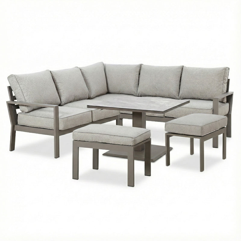 Maze Montreal Sofa Dining Set - lifestyle garden setting