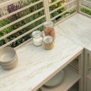 Maze Sicily Outdoor Kitchen and Bar Latte - lifestyle view