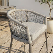 Maze Monaco 6 Seat Bar Set Cool Linen - detail view
