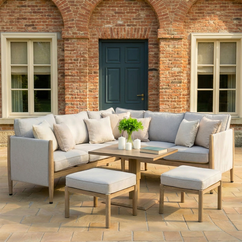 Maze Burford Small Corner Set side view