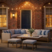 Maze Burford Corner Dining Set - rising table detail
