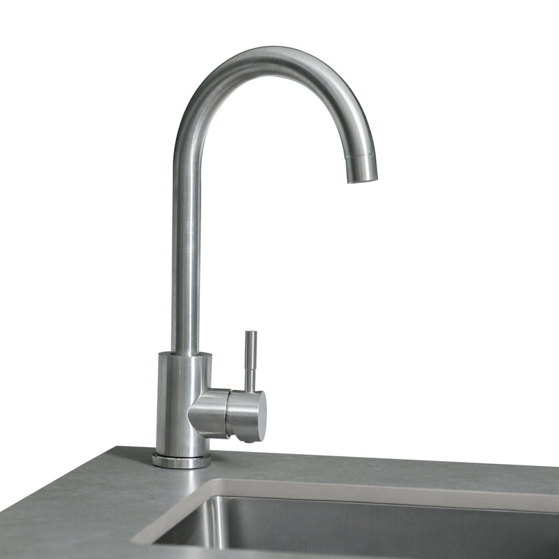 Maze Ember Small Linear Outdoor Kitchen Sink and Fridge - view 9