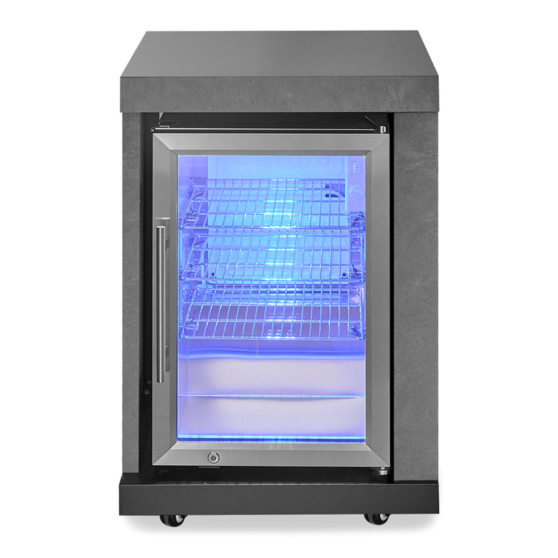 Maze Ember Small Linear Outdoor Kitchen Sink and Fridge - view 10