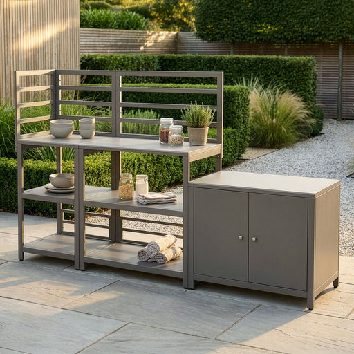 Maze Napoli Outdoor Kitchen and Bar Set Cafe - main view