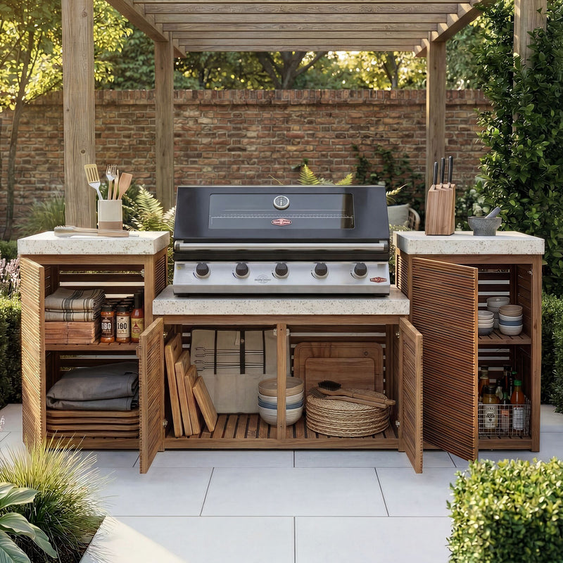 Maze Antigua Outdoor Kitchen Small with Beefeater BBQ - view 3